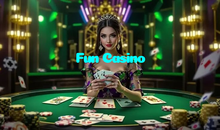 Fun Casino casino presented on mobile device in Pakistan with slots and live games